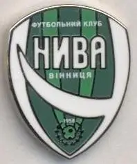 футбол.клуб Нива Вінниця (Україна)3 ЕМАЛЬ / Nyva Vinnytsya, Ukraine football pin