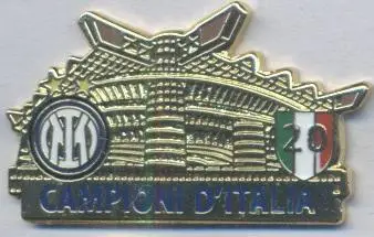 футбольний клуб Інтернаціонале (Італія)7 ЕМАЛЬ/FC Inter,Italy football pin badge
