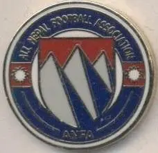 Непал, федерація футболу, №4, ЕМАЛЬ / Nepal football federation enamel pin badge