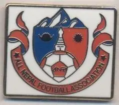 Непал, федерація футболу, №5, ЕМАЛЬ / Nepal football federation enamel pin badge