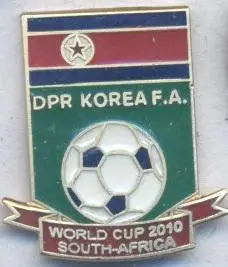 КНДР, федерація футболу,№1 ЕМАЛЬ / DPR North Korea football federation pin badge