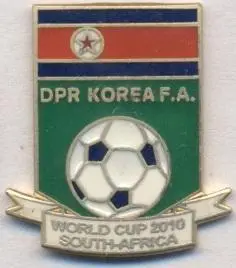 КНДР, федерація футболу,№2 ЕМАЛЬ / DPR North Korea football federation pin badge