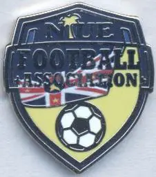 Ніуе, федерация футбола,№4 ЕМАЛЬ /Niue football association federation pin badge