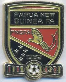 Папуа Нова Гвінея, федерація футболу,№4 ЕМАЛЬ / Papua NG football federation pin