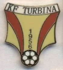 футбол.клуб Турбіна (Албанія) ЕМАЛЬ / Turbina Cerrik, Albania football pin badge
