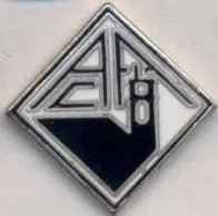 футбол.клуб Акад.Коїмбра (Португалія)1 ЕМАЛЬ /Acad.Coimbra,Portugal football pin