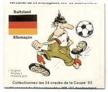 наклейка футбол.збірна Німеччина 1982 /FR Germany football national team sticker