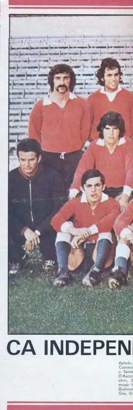 постер А3 футбол Індепендьєнте (Аргентина 1976/CA Independiente,Argentina poster