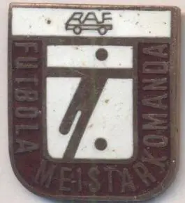 футбол.клуб РАФ Єлгава (Латвія) ЕМАЛЬ / RAF Jelgava,Latvia football enamel badge