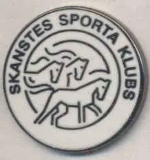 футбол.клуб Сканстес (Латвія) ЕМАЛЬ / Skanstes SK Riga,Latvia football pin badge