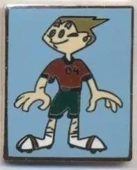 Чемп-т Європи ЧЄ-2004 (Португалія) талісман3 ЕМАЛЬ /Euro 2004 football pin badge