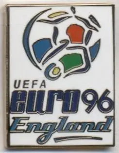 Чемп-т Європи ЧЄ-1996 (Англія) ЕМАЛЬ / Euro 1996 England football logo pin badge