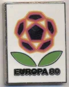 Чемп-т Європи ЧЄ-1980 (Італія) емблема ЕМАЛЬ / Euro 1980 football logo pin badge