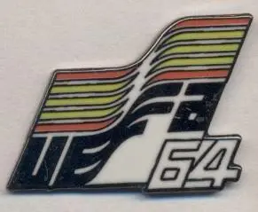 Чемп-т Європи ЧЄ-1964 (Іспанія) емблема ЕМАЛЬ /Euro 1964 football logo pin badge