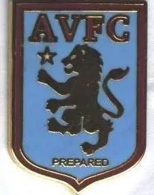 футбол.клуб Астон Вілла (Англія) ЕМАЛЬ більший /Aston Villa,England football pin