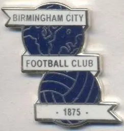 футбол.клуб Бірмінгем Сіті (Англія)3 ЕМАЛЬ /Birmingham City,England football pin
