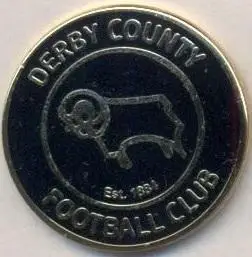 футбол.клуб Дербі Каунті (Англія)2 ЕМАЛЬ/Derby County,England football pin badge