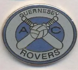 футбол.клуб Гернсі Роверс (Англія) ЕМАЛЬ / Guernsey Rovers, England football pin