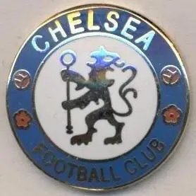 футбол.клуб Челсі Лондон (Англія) ЕМАЛЬ випуклий/Chelsea FC,England football pin