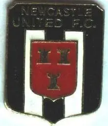 футбол.клуб Ньюкасл (Англія важмет/Newcastle United,England football replica pin