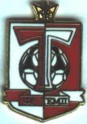 футбол.клуб Темп Шепетівка (Україна) ЕМАЛЬ /Temp Shepetivka,Ukraine football pin