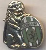 футбол.клуб Флоріана (Мальта офіц? ЕМАЛЬ/Floriana FC,Malta football enamel badge