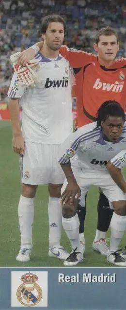 постер А4 футбол Реал Мадрид (Іспанія) 2007 / Real Madrid, Spain football poster