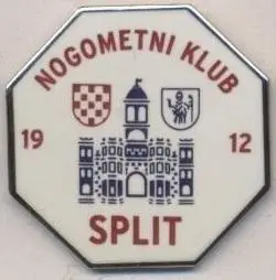 футбольний клуб Спліт (Хорватія) важмет / NK Split, Croatia football pin badge