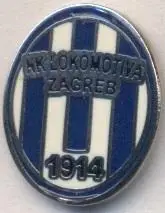 футбол.клуб Локомотива Загреб (Хорватія)1 ЕМАЛЬ /Lokomotiva,Croatia football pin