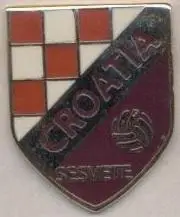 футбол.клуб Кроатія Сесветє (Хорватія)2 ЕМАЛЬ/Croatia Sesvete football pin badge