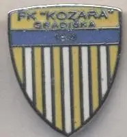 футбол.клуб Козара Градішка (Боснія1 ЕМАЛЬ/Kozara Gradiska,Bosnia football badge