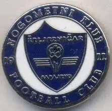 футбол.клуб Желєзнічар (Боснія2 ЕМАЛЬ/Zeljeznicar Sarajevo,Bosnia football badge