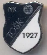 футбол.клуб ТОШК Тєшань (Боснія) ЕМАЛЬ /TOSK Tesanj,Bosnia football badge