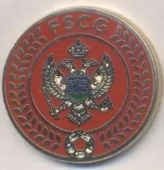 Чорногорія, федерація футболу,№7 ЕМАЛЬ /Montenegro football federation pin badge