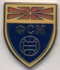 Македонія, федерація футболу, №2 ЕМАЛЬ / Macedonia football federation pin badge