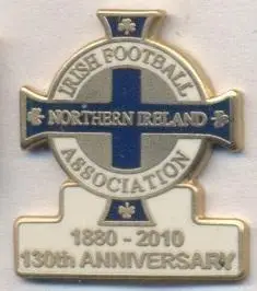Півн.Ірландія федер.футболу,ювілей 130b ЕМАЛЬ /N.Ireland football federation pin