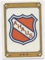 наклейка США, федерація хокею / USA ice hockey federation logo Panini sticker