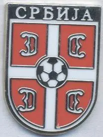 Сербія, федерація футболу,№8 ЕМАЛЬ / Serbia football federation enamel pin badge