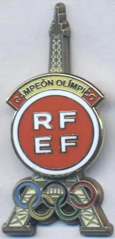 Іспанія (федерац.футболу) чемпіон 2024'3D'ЕМАЛЬ/Spain Olympic champion pin badge