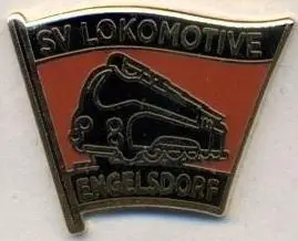 футбол.клуб Локомотив Е.(Німеччина) ЕМАЛЬ/SV Lok.Engelsdorf,Germany football pin