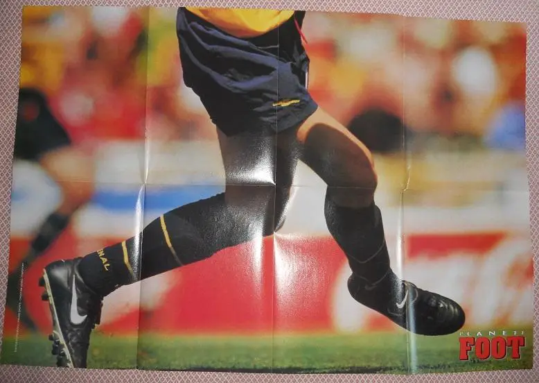 постер А0 футбол Е.Петі/Petit,Арсенал /Д.Жинола/Ginola,Тоттенхем football poster 1