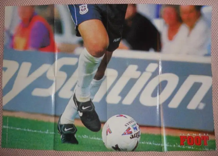 постер А0 футбол Е.Петі/Petit,Арсенал /Д.Жинола/Ginola,Тоттенхем football poster 3