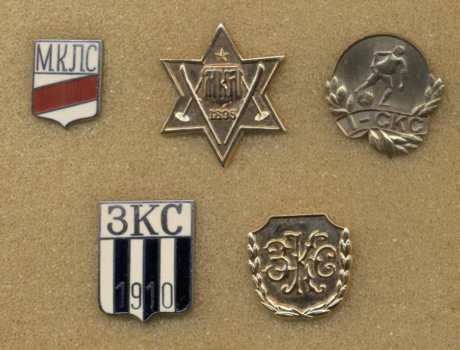 'давні' клуби Москва, колекція 5шт ЕМАЛЬ/Moscow 5 replica football enamel badges