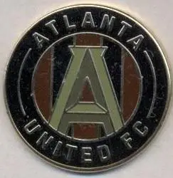 футбол.клуб Атланта (США)1 ЕМАЛЬ/Atlanta United FC,USA football-soccer pin badge