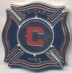 футбол.клуб Чикаго Файр (США)1 ЕМАЛЬ /Chicago Fire,USA football-soccer pin badge