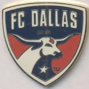 футбольний клуб Даллас (США) офіц. ЕМАЛЬ/FC Dallas,USA football-soccer pin badge