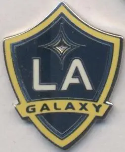 футбол.клуб ЛА Гелаксі (США)офіц.2 ЕМАЛЬ/LA Galaxy,USA football-soccer pin badge