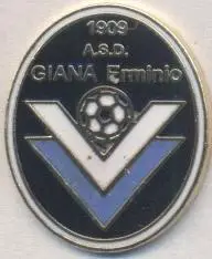 футбол.клуб Джана Ермініо (Італія) офіц. ЕМАЛЬ /Giana Erminio,Italy football pin