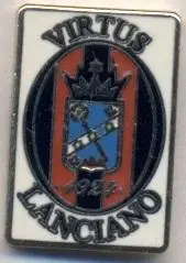 футбол.клуб Віртус Ланчано (Італія)1 ЕМАЛЬ / Virtus Lanciano, Italy football pin