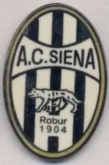 футбол.клуб Сієна (Італія)2 ЕМАЛЬ / Robur Siena, Italy football enamel pin badge